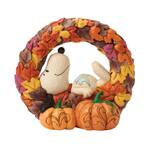 Peanuts by Jim Shore - Snoopy on Fall Wreath