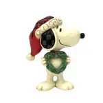 Peanuts by Jim Shore - Snoopy with Heart Wreath Mini Figurine