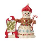 Jim Shore Heartwood Creek Gingerbread Christmas - Snowman Sign