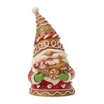 Jim Shore Heartwood Creek Gingerbread Christmas - Gnome with Train