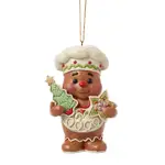 Jim Shore Heartwood Creek Gingerbread Christmas - Gingerbread with Cookies Hanging Ornament