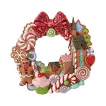 Jim Shore Heartwood Creek Gingerbread Christmas - Wall Wreath