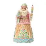 Jim Shore Heartwood Creek Sweets - Santa with Macaron Staff