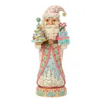 Jim Shore Heartwood Creek Royal Traditions Nutcrackers - Santa with Tree Pastel
