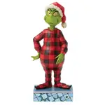 Dr Seuss The Grinch by Jim Shore - Grinch Wearing Pajamas