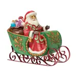 Jim Shore Heartwood Creek - Santa in Musical Sleigh Special Edition