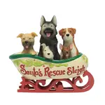 Jim Shore Heartwood Creek - Santa's Rescue Sleigh