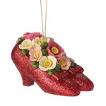 Wizard of Oz by Jim Shore - Ruby Slippers with Poppies Hanging Ornament