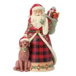 Jim Shore Heartwood Creek Highland Glen - Santa with Pet Dog