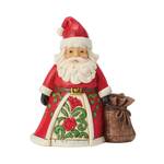 Jim Shore Heartwood Creek - Santa with Toy Bag Mini Figurine