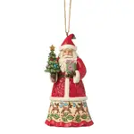 Jim Shore Heartwood Creek - Santa with Gifts Hanging Ornament