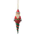 Jim Shore Heartwood Creek - Santa Finial Shape Hanging Ornament