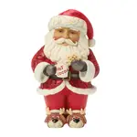 Jim Shore Heartwood Creek - Santa with Hot Cocoa & Cookie Pint Sized Figurine