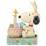 Peanuts by Jim Shore - Snoopy with Basket of Easter Eggs