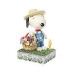 Peanuts by Jim Shore - Snoopy Holding Flower Basket
