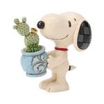 Peanuts by Jim Shore - Snoopy with Plant Mini Figurine