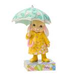 Jim Shore Heartwood Creek - Easter Bunny with Umbrella