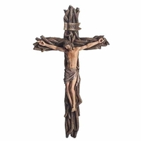 Joseph's Studio - Woven Branch Crucifix 34cm