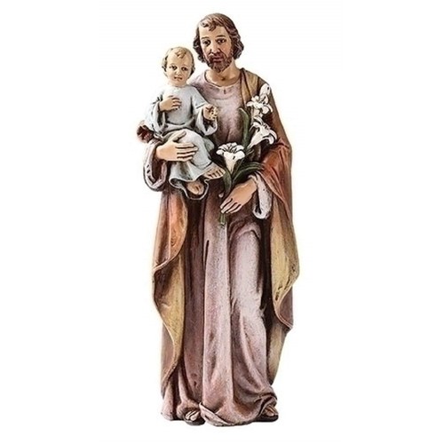 Joseph's Studio St Joseph with Jesus Christ Child Figurine