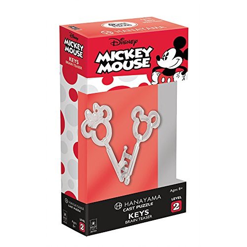 Disney Hanayama Cast Puzzle - Mickey Mouse Keys Brain Teaser