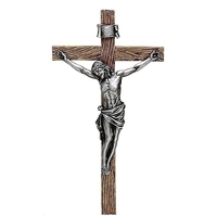 Joseph's Studio - Antique Silver Crucifix 50cm