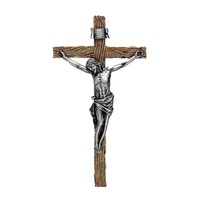 Joseph's Studio - Antique Silver Crucifix 33cm