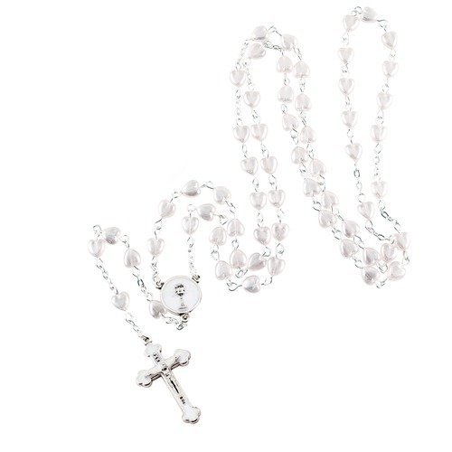 Roman Inc - Rosary Beads White