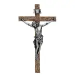 Joseph's Studio - Antique Silver Crucifix 21cm