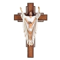Joseph's Studio - He Is Risen Crucifix 25cm