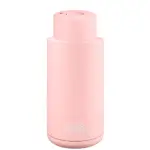 Frank Green Reusable Bottle - Ceramic 1L Blushed Push Button