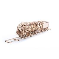 Ugears Wooden Model - Steam Locomotive with Tender