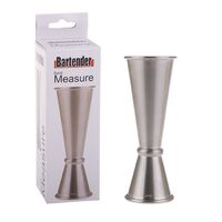 Bartender Stainless Steel Spirit Measure - 30/60ML
