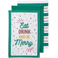 Cheer Kitchen Towel 3 Pack - Green