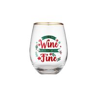Joyful - Wine Fine Glass Tumbler