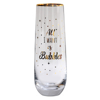 Twinkle - All I Want Stemless Champagne Glass