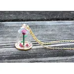 Disney By Neon Tuesday - Beauty & The Beast Enchanted Rose Necklace