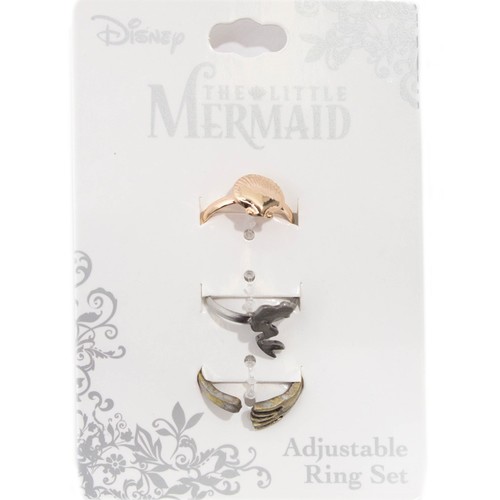 Disney By Neon Tuesday - The Little Mermaid Adjustable 3 Ring Set