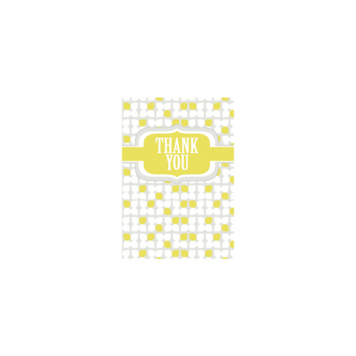 Mini Greeting Card - Thank you