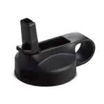 Hydro Flask Wide Mouth Replacement Straw Lid with 2 Straws - Black