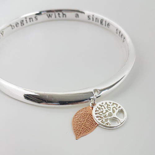 Equilibrium Tree of Life Inspiration Bangle - The Best Thing in Life