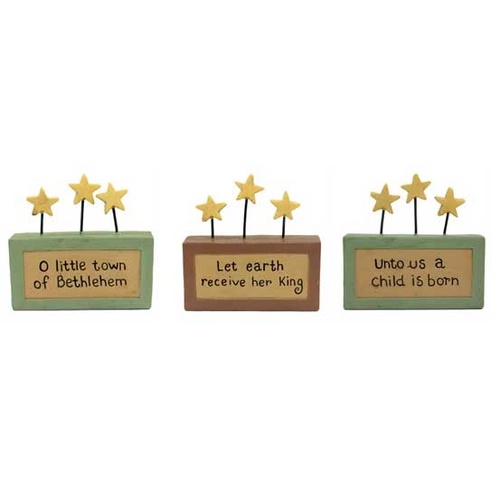 Blossom Bucket - Set of 3 Christmas Blocks