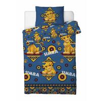 Disney The Lion King Quilt Cover Set - Single - Simba 