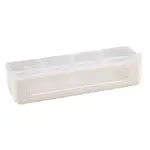 Melii - Luxe 4-Compartment Snackle Box Ivory