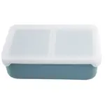 Melii - Luxe Silicone Bento with Dividers 700ml Blue Mint