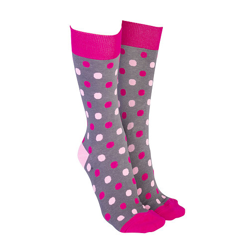 Sock Society - Polka Dot Pink