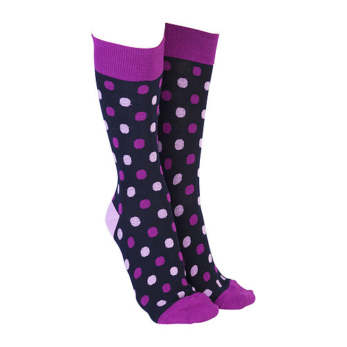 Sock Society - Polka Dot Purple