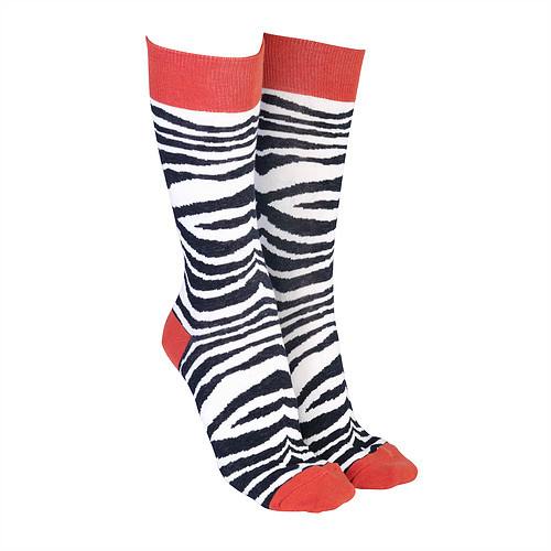 Sock Society - Zebra Orange