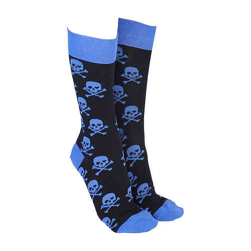 Sock Society - Skulls Blue