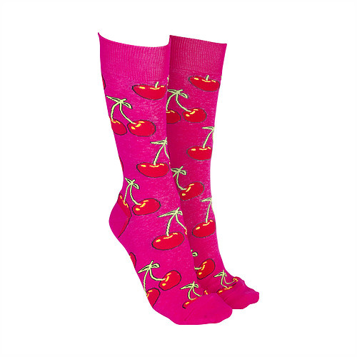 Sock Society - Cherries Pink