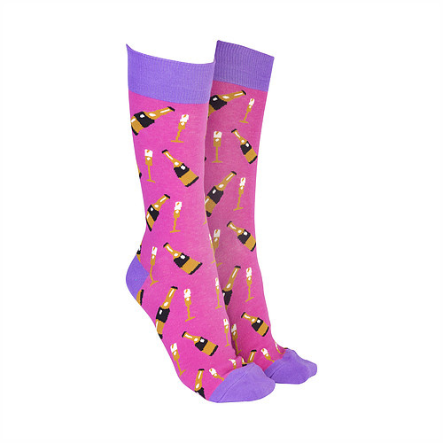 Sock Society - Party Time Pink/Purple
